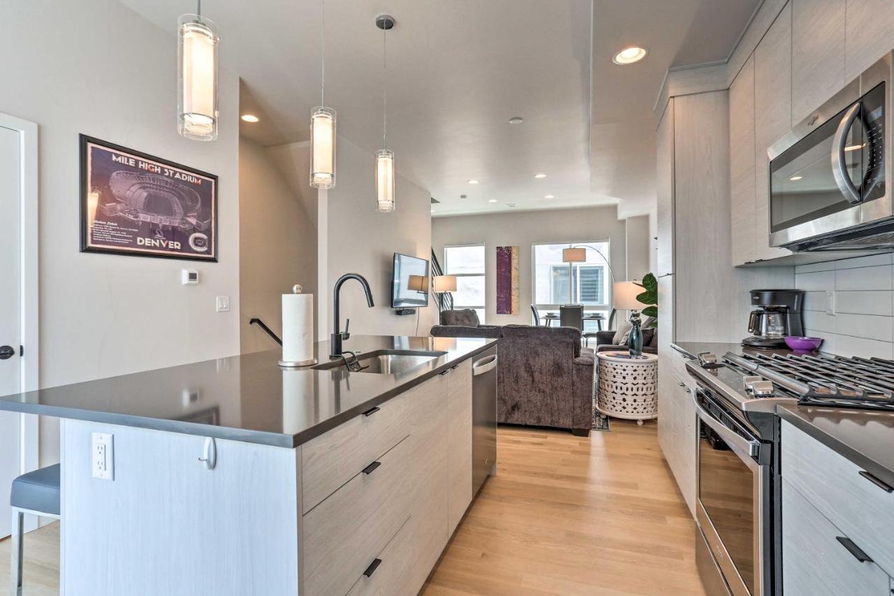 Trendy Denver Townhome - Walk To Mile High Stadium Екстер'єр фото
